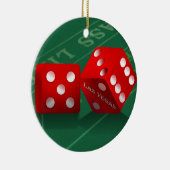 Craps Table mit Las Vegas Diät Keramikornament (Rechts)