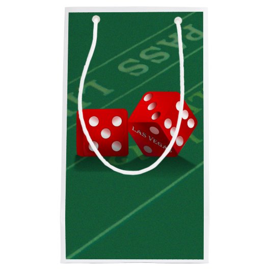Craps Table mit Las Vegas Diät Kleine Geschenktüte (Vorderseite)