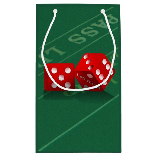 Craps Table mit Las Vegas Diät Kleine Geschenktüte (Rückseite)