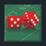 Craps Table mit Las Vegas Diät Magnet<br><div class="desc">~ Dieser quadratische Magnet ist auch in runder Form erhältlich. Rundknöpfe sind in verschiedenen Größen erhältlich. ~~~~ Hier im *Las Vegas Icons* Store finden Sie Designs mit einigen der beliebtesten Sehenswürdigkeiten in Las Vegas, darunter das Las Vegas Welcome Sign, simulierte Poker Chips, Würfel und Craps Tische. Klicken Sie auf -...</div>