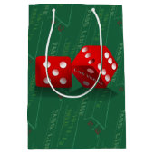 Craps Table mit Las Vegas Diät Mittlere Geschenktüte (Vorderseite)