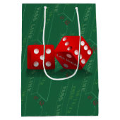 Craps Table mit Las Vegas Diät Mittlere Geschenktüte (Rückseite)