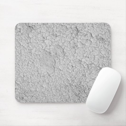 Craquelure Gray Mouse Pad Mousepad (Mit Mouse)
