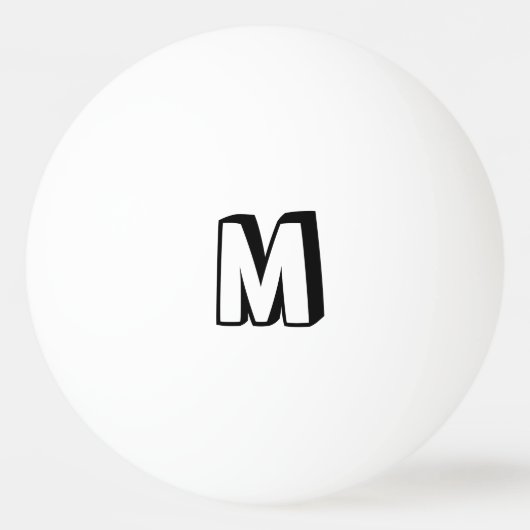 Crash Action Bubble Red and Yellow Typografy Tischtennisball (Rückseite)