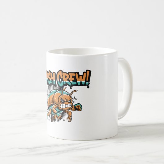 Crash Crew Kaffeetasse (VorderseiteRechts)
