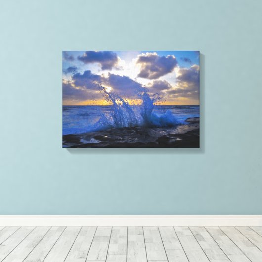 Crash! Leinwanddruck (Insitu (Holzboden))