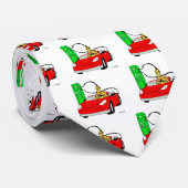 Crash-Prüfpuppe und Wiederladen von Autos Krawatte (Gerollt)