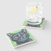 Crash-Stone-Untersetzer Steinuntersetzer (Seitenansicht)