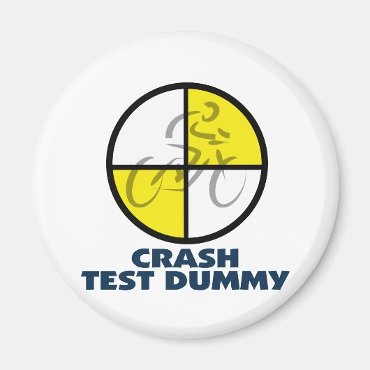 CRASH TEST DUMMY - Bike Magnet (Vorne)