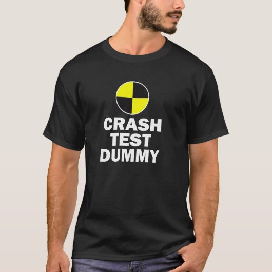Crash Test Dummy Last Minute Kostüm Funny Hallowag T-Shirt (Vorderseite)