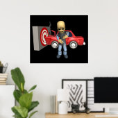 Crash Test Dummy Poster (Heimbüro)