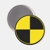 Crash-Test Magnet (Vorderseite/Rückseite)