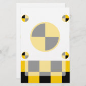 Crash Test Markers Graphics Briefpapier (Vorne/Hinten)