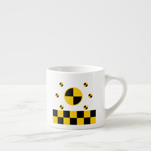 Crash Test Markers Graphics Espressotasse (Rechts)