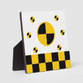 Crash Test Markers Graphics Fotoplatte (Vorderseite)
