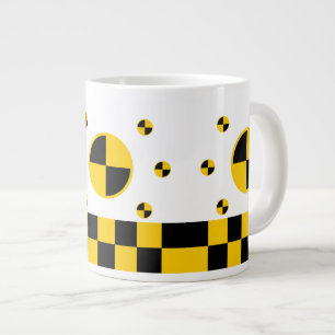 Crash Test Markers Graphics Jumbo-Tasse