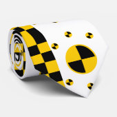 Crash Test Markers Graphics Krawatte (Gerollt)