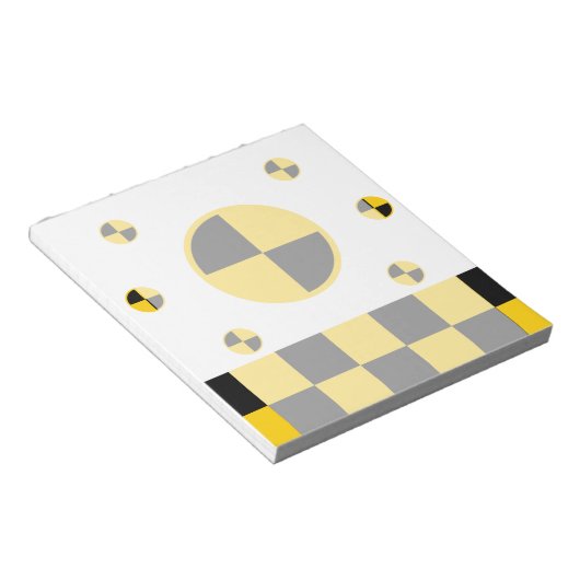 Crash Test Markers Graphics Notizblock (angewinkelt)