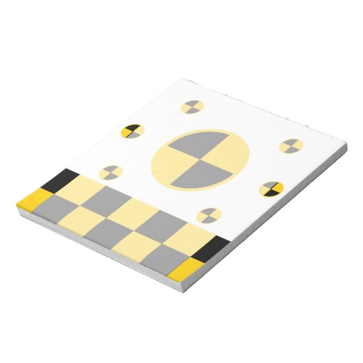 Crash Test Markers Graphics Notizblock (Rotiert)