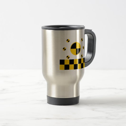 Crash Test Markers Graphics Reisebecher (VorderseiteRechts)