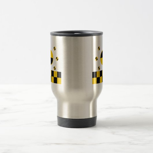 Crash Test Markers Graphics Reisebecher (Mittel)
