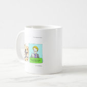 Crash Text Dummy Funny Kaffeetasse (Vorderseite Links)