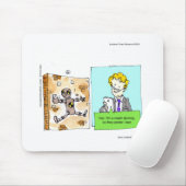 Crash Text Dummy Funny Mousepad (Mit Mouse)