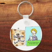 Crash Text Dummy Funny Schlüsselanhänger (Vorderseite)