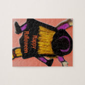 CRASHED HALLOWEEN WITCH-Rätsel Puzzle (Horizontal)