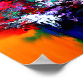 Crashfarben Poster (Ecke)