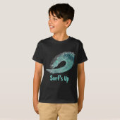 Crashing Blue Wave, Surf's Up! T-Shirt (Vorne ganz)