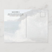 Crashing Surf, Mallorca, Balearen, Spanien Postkarte (Rückseite)