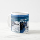 Crashing Waves Series Of Images Coffee Mug Kaffeetasse (Vorderseite Links)