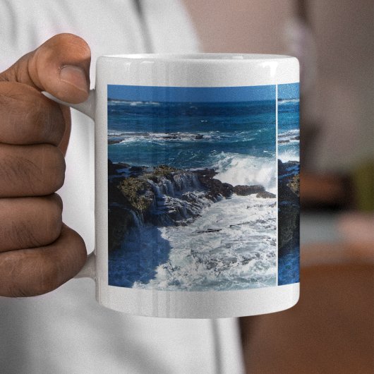 Crashing Waves Series Of Images Coffee Mug Kaffeetasse