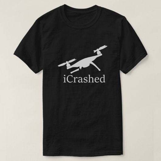 Crashter Drone Dark T - Shirt (Design vorne)