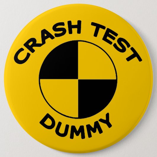Crashtest-Attrappe Button (Vorderseite)