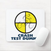 CRASHTEST-ATTRAPPE - Fahrrad Mousepad (Mit Mouse)