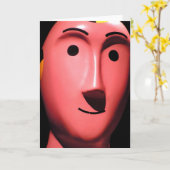 Crashtest-Attrappe Karte (Gelbe Blume)