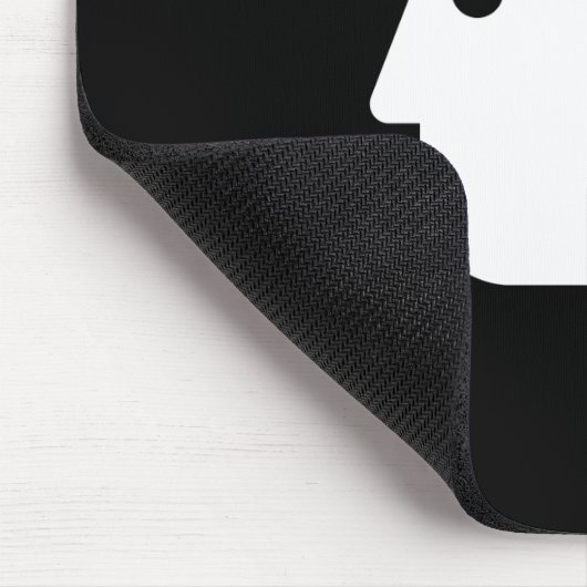 Crashtest-blindes Piktogramm Mousepad (Ecke)