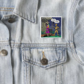 Crashtest Hippie Lustig Button (Beispiel)