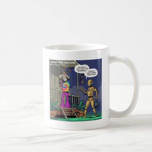 Crashtest Hippie Lustig Kaffeetasse (Rechts)