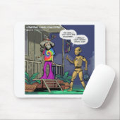 Crashtest Hippie Lustig Mousepad (Mit Mouse)