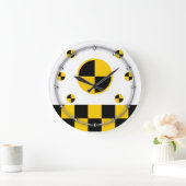 Crashtest-Markierungs-mutige Art Große Wanduhr (Zuhause)