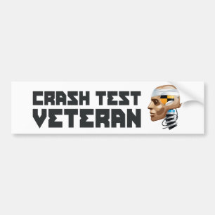 Crashtest-Veteran Autoaufkleber