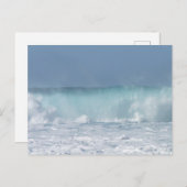 Crashwelle-Wave-Foto Feiertagspostkarte (Vorne/Hinten)