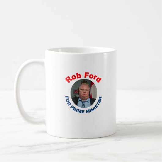 Crass Rob-Ford für Premierminister Kaffeetasse (Links)