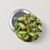 Crassula ovata Abzeichen Button (Vorne & Hinten)