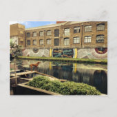 Crate Brewery Canal Side River Lea Postkarte (Vorderseite)