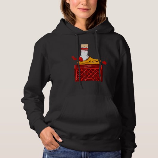 Crate Challenge Shootdiagramm Schieben Hoodie (Vorderseite)