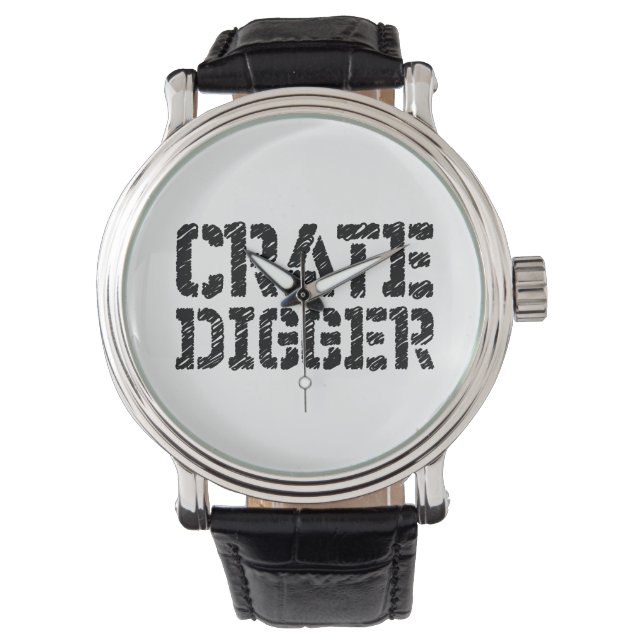 Crate Digger Armbanduhr (Vorderseite)